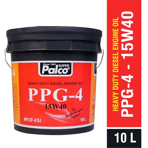 Image of PALCO PPG-4 15W40 | API:CF-4 /SJ & MB 228.1 Multigrade Engine oil for Diesel Commercial Road Transport & Off Highway Vehicles | New Generation Automotive Vehicles | 10 Litres