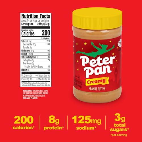 Image of Peter Pan Creamy Peanut Butter, 16.3 OZ (20045300005496)