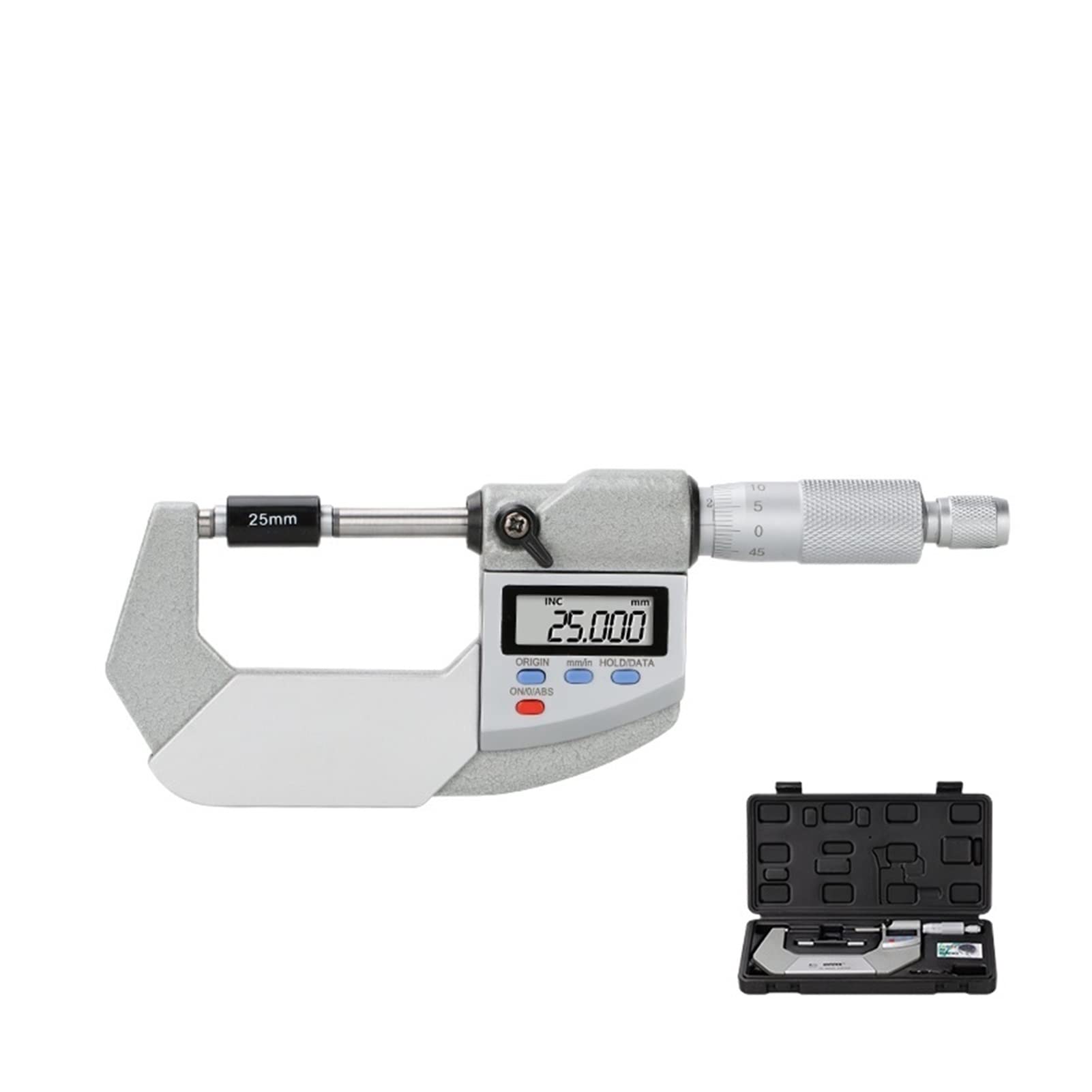 Micrometro, Micrometro IP65. Micrometro Digitale Esterno 0-25/50/75 / 100mm 0.001MM Acqua/a Prova di Olio Impermeabile Misura Misura Calibro Precisione(25-50mm)
