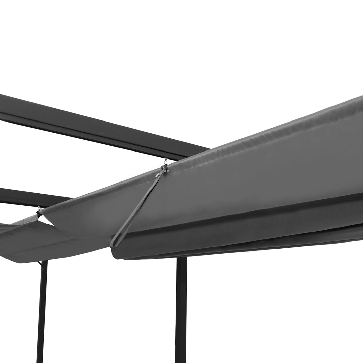 IDMarket - Pergola édition spéciale Toit rétractable 3x6 M et 6 Stores Gris Anthracite