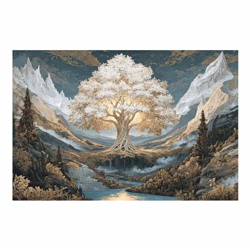 Toile arbre de la vie ZAMAEIU, une œuvre d'art inspirante pour harmoniser votre intérieur
