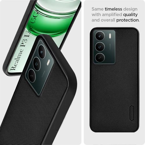 Image of Jkobi Rubberised Back Cover Case for Realme P3 Lite (Textured Grip Design | Micro-Fiber Cloth Inside | Slim and Light Weight | Soft Touch and Feel)