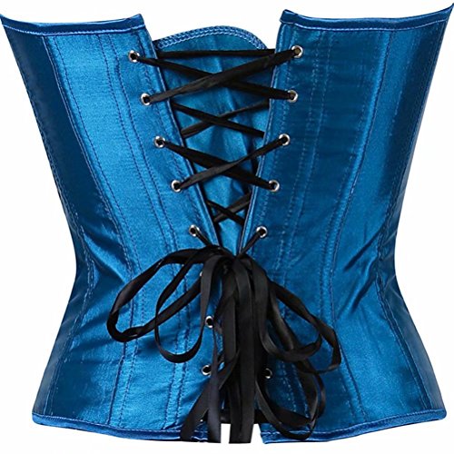 Corset Top Bustier Lingerie for Women Zipper Front Flower Sexy Burlesque Vintage3