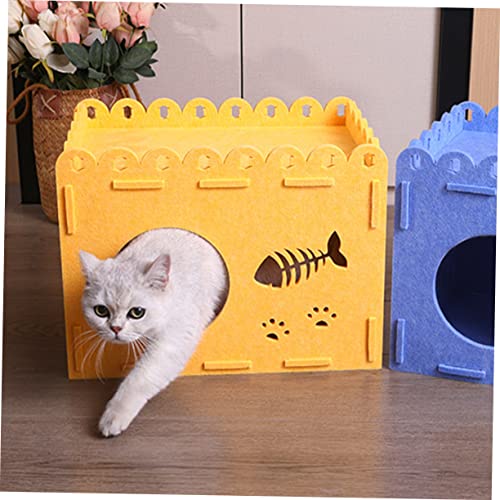 GANAZONO Maca De Gato Removível Casa Arranhadora De Gato Lugar De Dormir De Gato Coçar Ninho Arranha