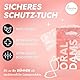 Loovara Oraltücher Lecktücher 3 Stück latexfrei - Oral Dams Latex Free - Schutztücher Ultra-dünn und natürlich und extra weich für ein natürliches Gefühl, vegan, hypoallergen