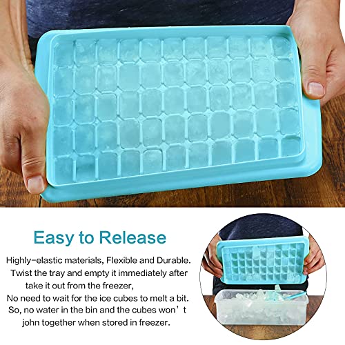 Artleo Ice Cube Tray With Lid And Bin For Freezer thumb #1