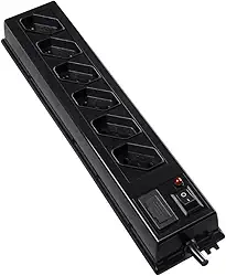 Filtro de linha para pc gamer Notebook som | Involts (6 TOMADAS)