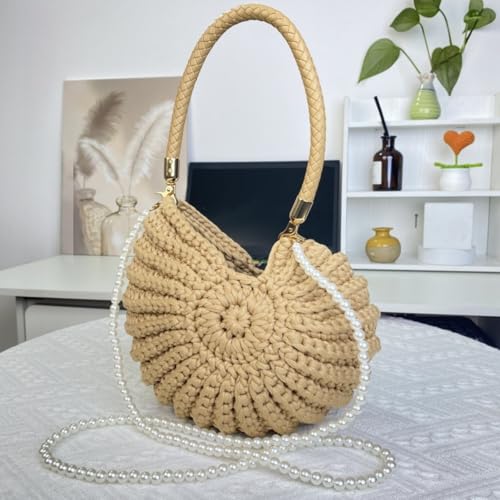 Sac à main au crochet Boho Shell idéal pour les vacances et sorties plage - 2