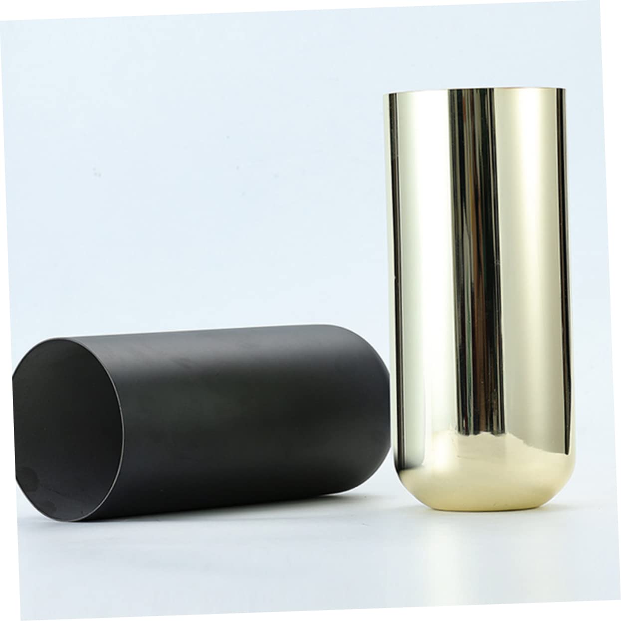 Goldene Edelstahl Metallvase 1 Stück für Trockenblumen und Pflanzen