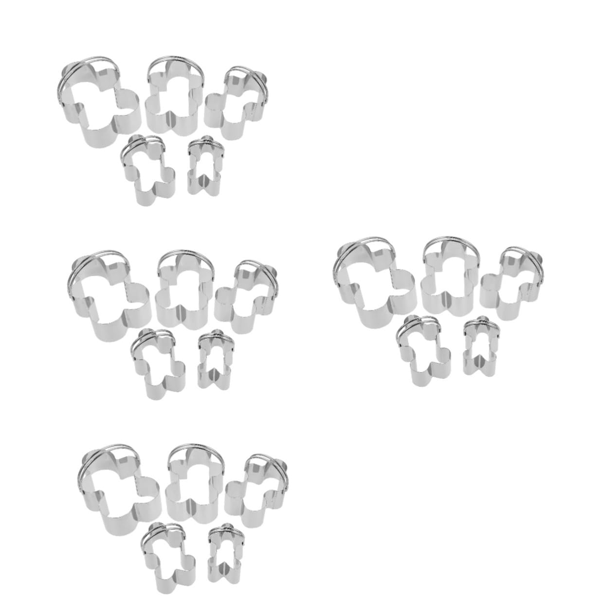 TOPBATHY 20 Stk 5-teiliges Set Mousse-Ringe küchenmaschiene kochgeschirr cookie jar Feiertags-Ausstecher Weihnachtsausstecher Gebäck Werkzeuge zum Formen von Keksen Backwerkzeuge