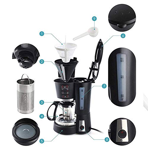 Automatische Espressomachines Koffiemachines Nordic Koffiezetapparaat - Huis Drip Kleine Pot van de Koffie, thee… - Afbeelding 6