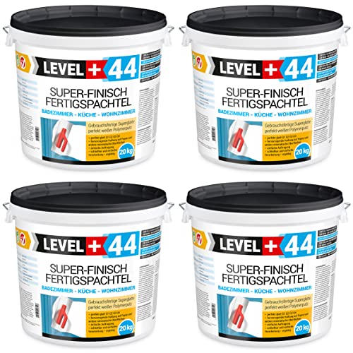 Super Finish Spachtel 80kg Fertigspachtel Q4 Perfekt Glätt Flächen Füll für Küche Bad Wohnzimmer RM44
