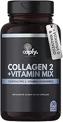 Colágeno Tipo 2 + Vitamina D3 + Vitamina K2 + Magnésio Vitaminas para Joelho e Articulações Collagen Plus Premium Capfy.Nutrition