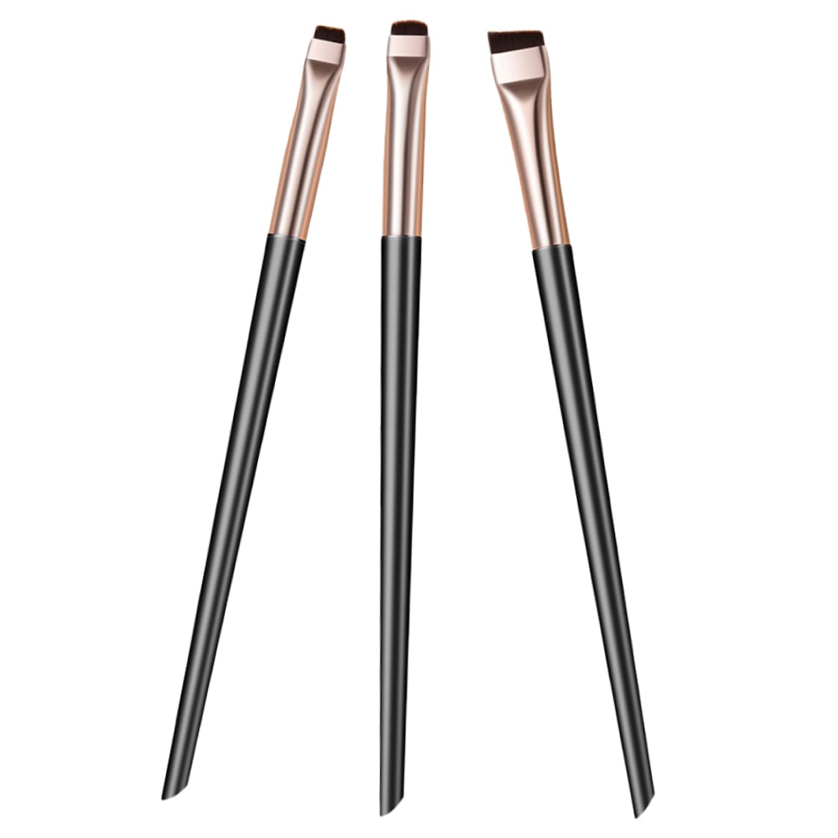 FRCOLOR Complete Makeup Brush Set Eye Liner Brush for Winged Liner Precision Application