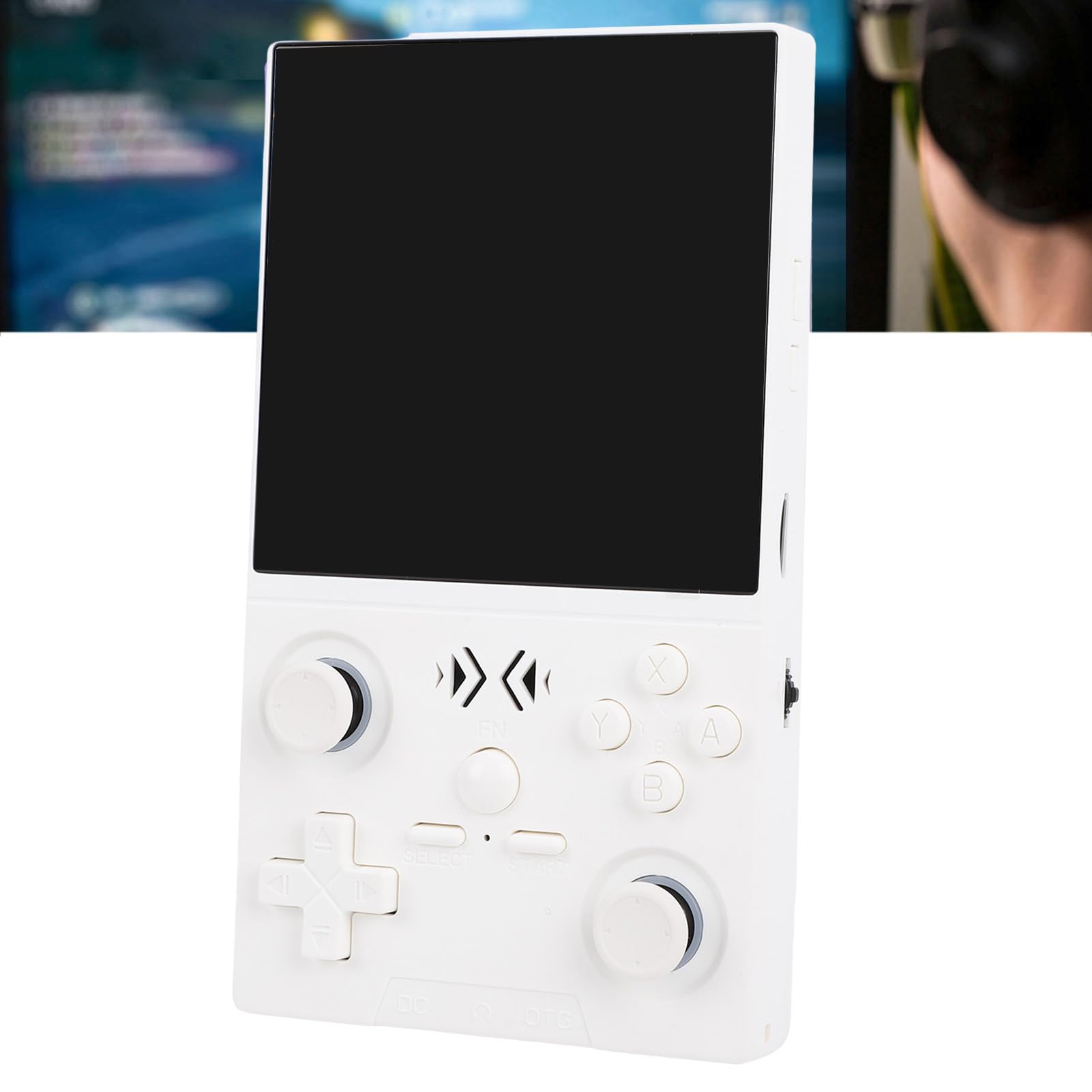 Naroote Console di Gioco Portatile, Console di Gioco con Schermo HD da 4 Pollici, di Emulazione di Open Source RK3326, Ideale per l'Emulazione di Giochi Multisistema (WHITE)