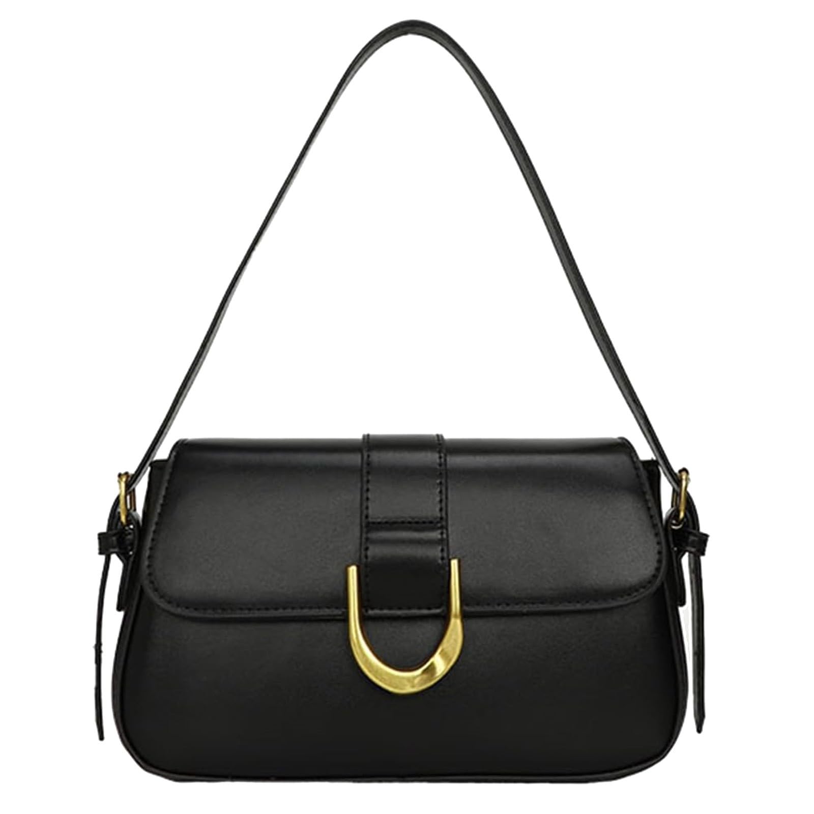 Small Retro Tote & Crossbody Bag For Women – 10.24x8.27x3.35 Inches, PU Leather, Detachable Strap, Top Zipper