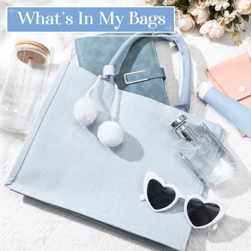 Paquete de 6 Bolsas Tote Personalizadas para Dama de Honor miniatura 4