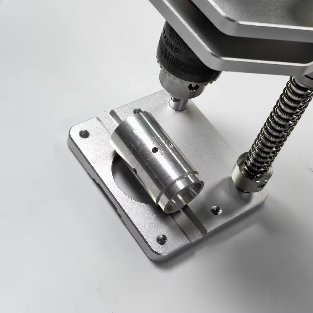 Toplionace Precyzyjny Pionowy Stojak do Wiercenia | Stojak Wiertarski do Profili Aluminiowych do Obróbki Drewna i Aluminium