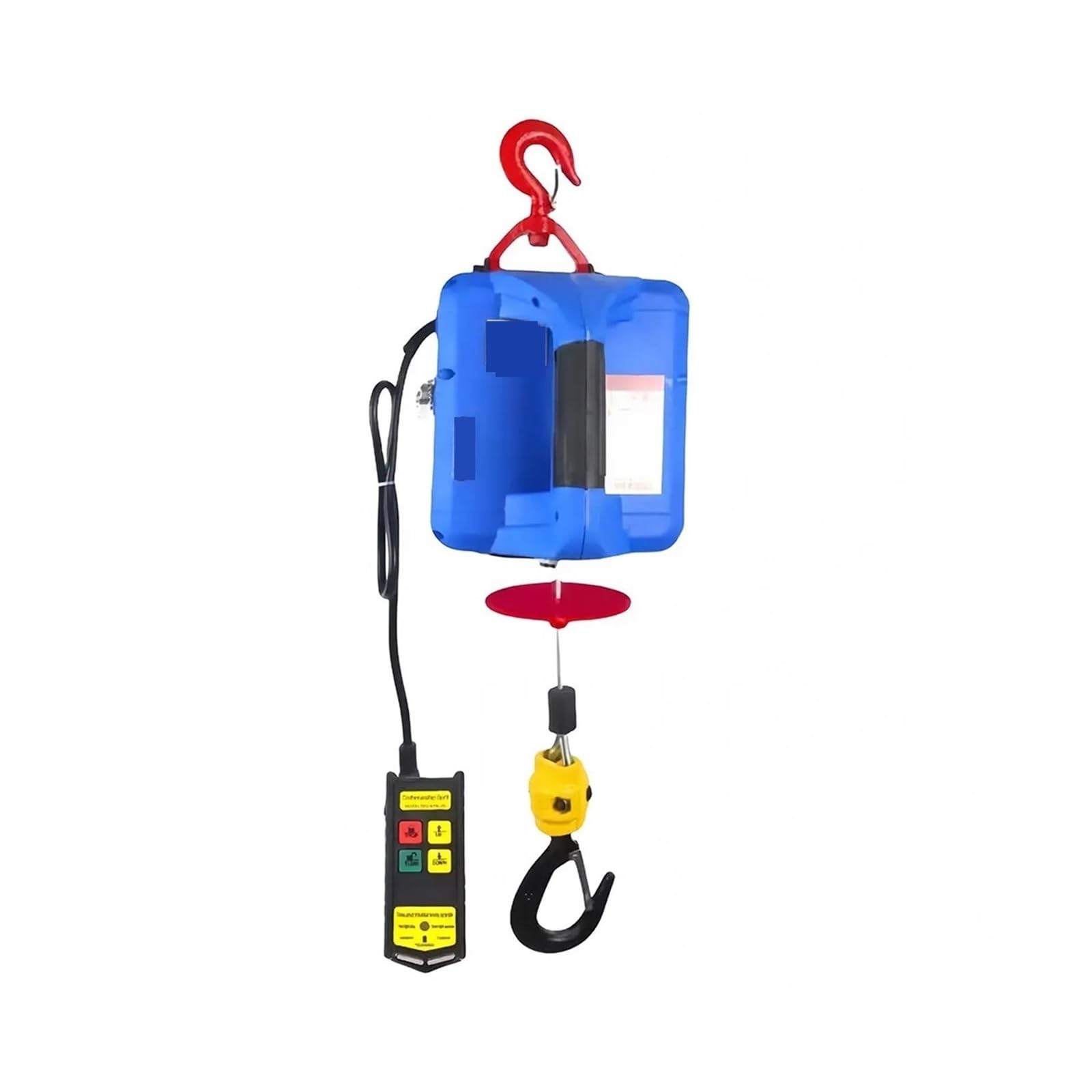 Versione 100-500 kg, gru elettrica tre in uno con telecomando senza fili, portatile for piccoli sollevamenti domestici per il sollevamento e il traino(Exclusive remote,200 Kg)