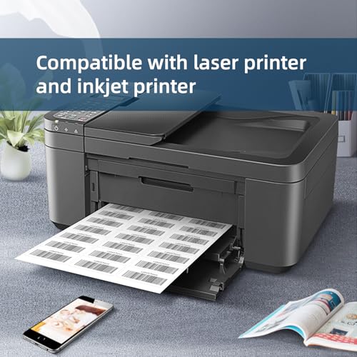 Image of 500 Sheets 15000 Pcs 30 Up Labels 1 inch x2-5 /8 Shipping Address Labels for Laser & Inkjet Printers, Mailing Labels 30 per Sheet Return Address Stickers, 30 per Page on US Letter