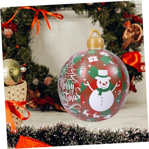 Boules de Noël gonflables Père Noël Cabilock en PVC pour déco extérieure - 4