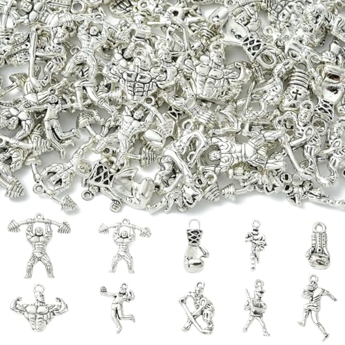 Breloques en argent tibétain vintage aux détails ciselés pour finitions de bijoux
