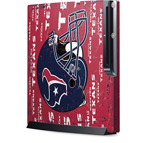 Skinit Decal Gaming Skin Compatible with Playstation 3 & PS3 Slim - Officially Licensed NFL Houston Texans - Blast Design