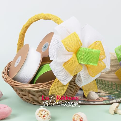 Chevron Wired Edge Ribbon (2.5