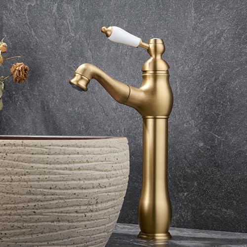 Mitigeur de salle de bains extractible avec jet fluide chaud et froid
