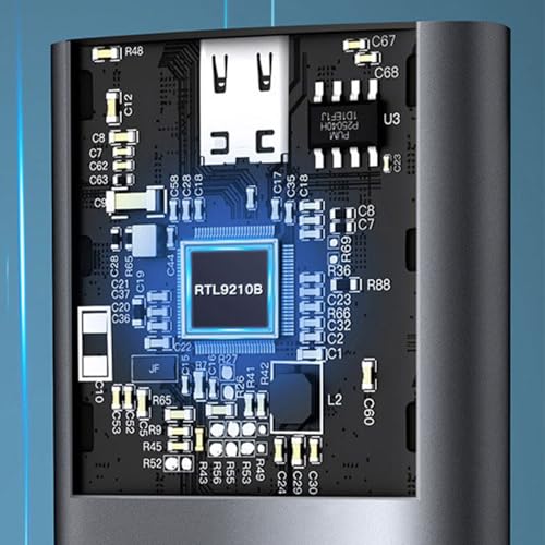 M.2 NVME Enclosure, Tool-Free 10Gbps USB 3.2 Gen 2 Adapter for 2230/2242/2260/2280 M.2 NVME/SATA SSD with USB C to C and USB A to C Cables - Image 6