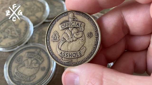 Amazon.com: ZFG Inc. Official Ahole Novelty Coin Funny Gag