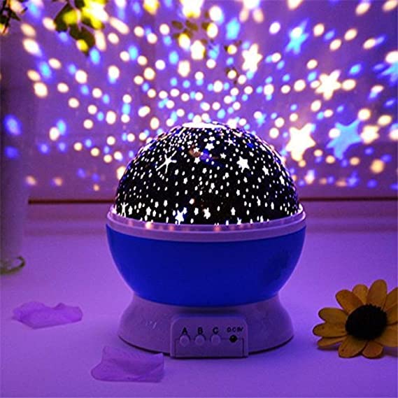 Kids Night Light Toys for 2-8 Year Old | Moon Star Projector Light for Kids | 360 Degree Rotation and 8 Color Light Changing | Best Gifts for Girls and Boys