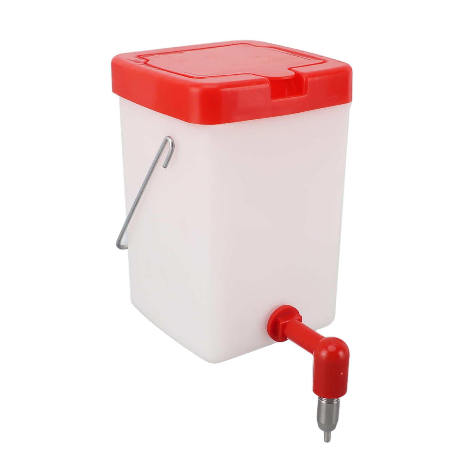 Poultry Nipple Drinker, Chicken Nipple Waterer Practical ABS Stainless Steel Automatic for Farm (ZIZEVkzdwq3b2p1-12)