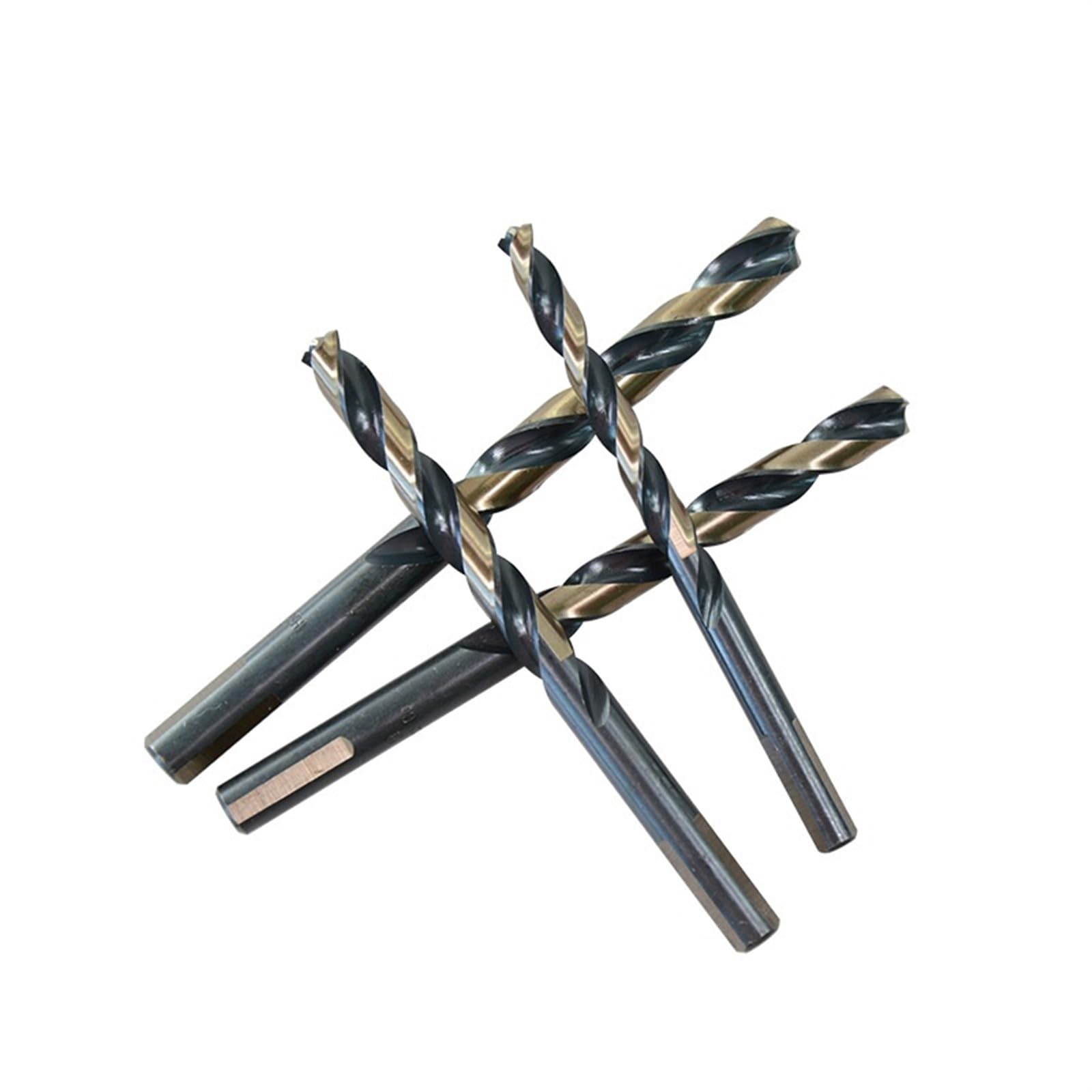 Lot de 10 forets à pointe pilote HSS à tige plate hélicoïdale M35 de 1 à 13 mm (1/1,5/2/2,5/3/4/5/6/7/8/9/10/11/12/13 mm)(6mm 10pc)