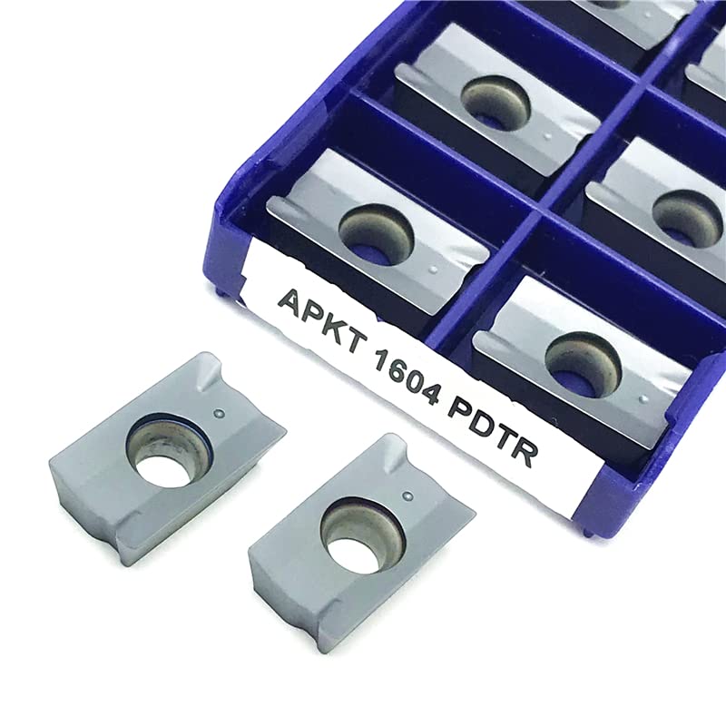 30pcs APKT1604 Carbide Inserts – For Stainless Steel & Titanium Alloy Cutting