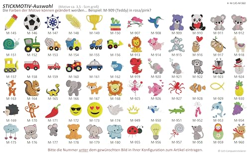 Classic Kinder-Handtuch/Gästetuch mit Namen & Motiv/Sternzeichen Bestickt (20 Farben und viele Motive zur Auswahl) (Gästehandtuch 30x50cm)