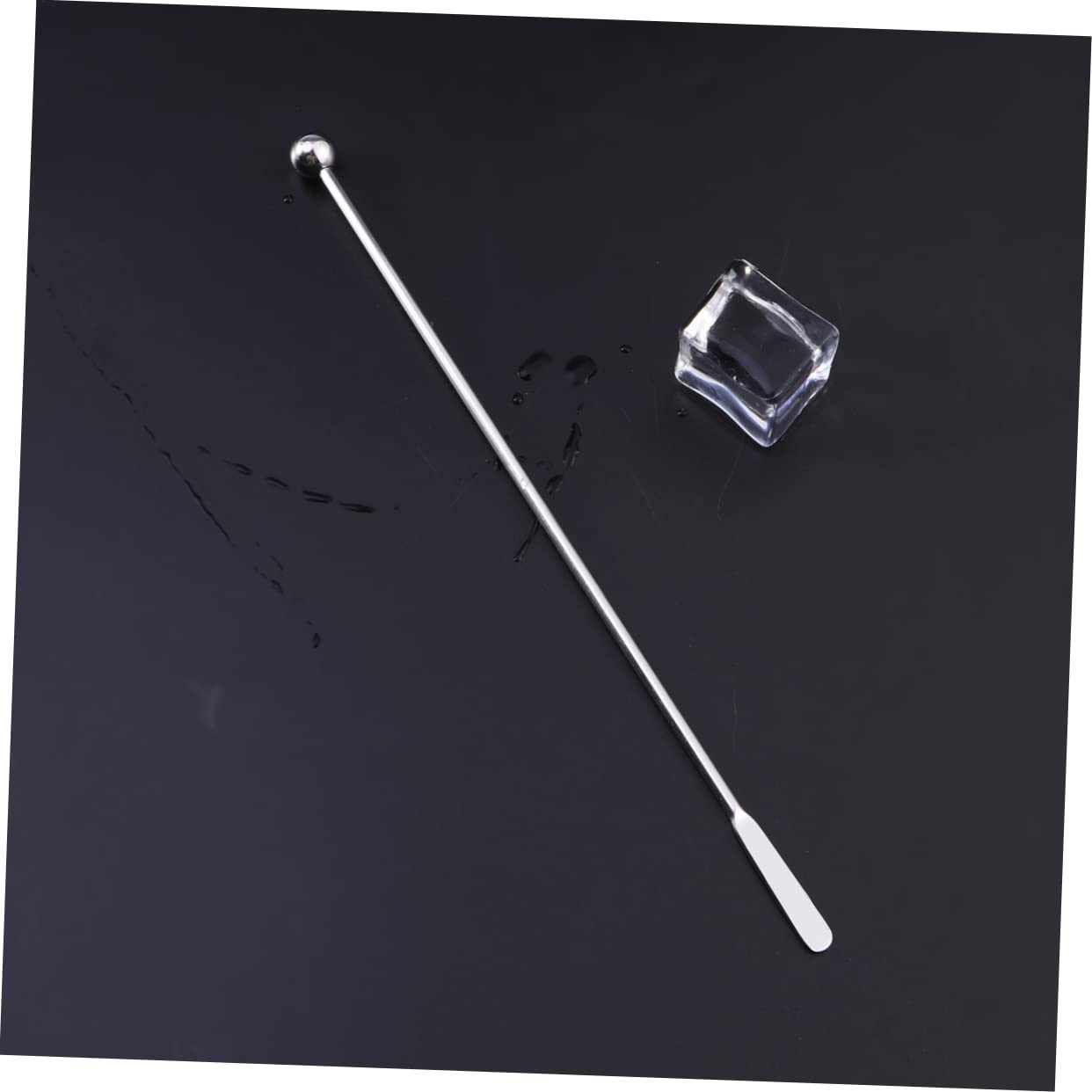 Ciieeo 15 Set Bere Mescolare Durevole Scelta Del Cocktail Arredamento Del Caffè Agitatore A Paletta Bere Un Bastoncino Porta Caffè Bastoncini Silver Riutilizzabile 10 Pezzi * 15