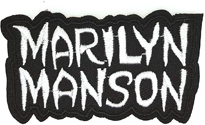 Marilyn Manson Iron On Embroidered Patch Clothing Applique Decor