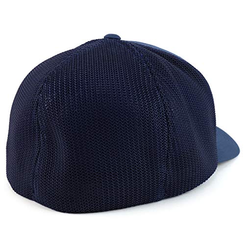 Image of Armycrew Oversize Structured Flex Fitted Mesh Back Baseball Cap