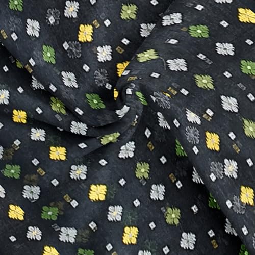 Image of Mayabi Women's Dhakai Jamdani Cotton Silk Saree Traditional Bengali Tant Korat Work, Without Blouse Piece