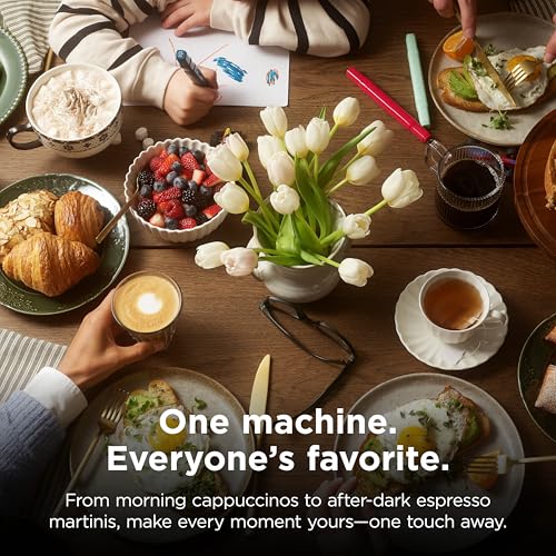 Image of Ninja AutoBarista Fully Automatic Espresso, 10 Drink Options, AE1001 | One Touch Hot & Iced, Built-in Coffee Grinder, Milk Frother, Easy Self-Clean, Latte, Cappuccino, Cold Brew