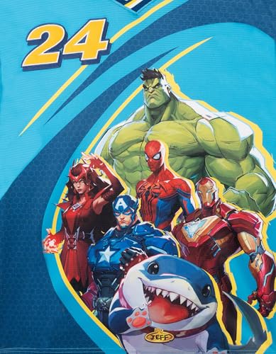 Marvel Rivals Men's Graphic Short Sleeve Mesh T-Shirt Navy Medium - image 3