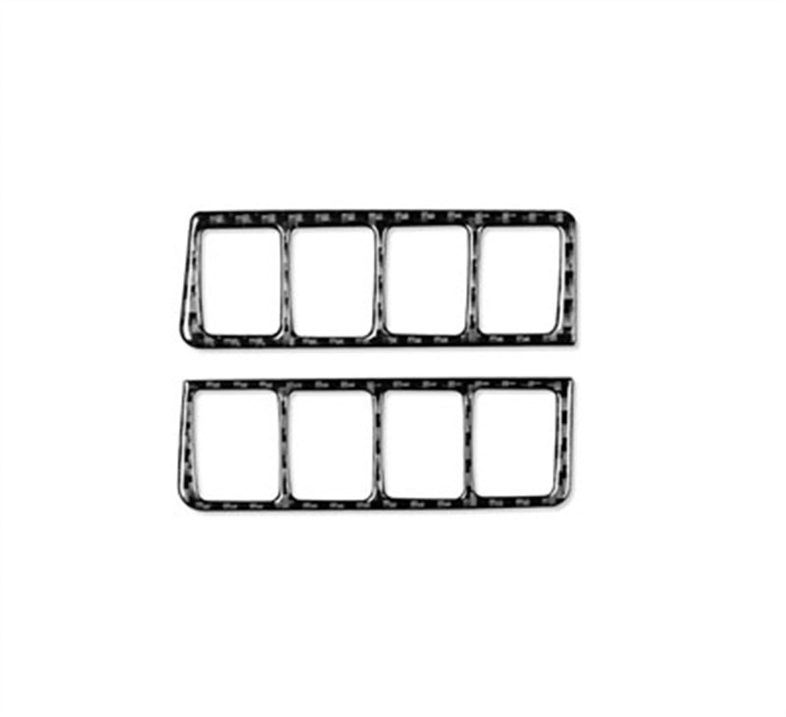 Carbon Fiber Car Interior Accessories Mode Switch Frame Trim Sticker Decoration for Nissan for Rogue T32 2013-2021 Anti-dust(Black)