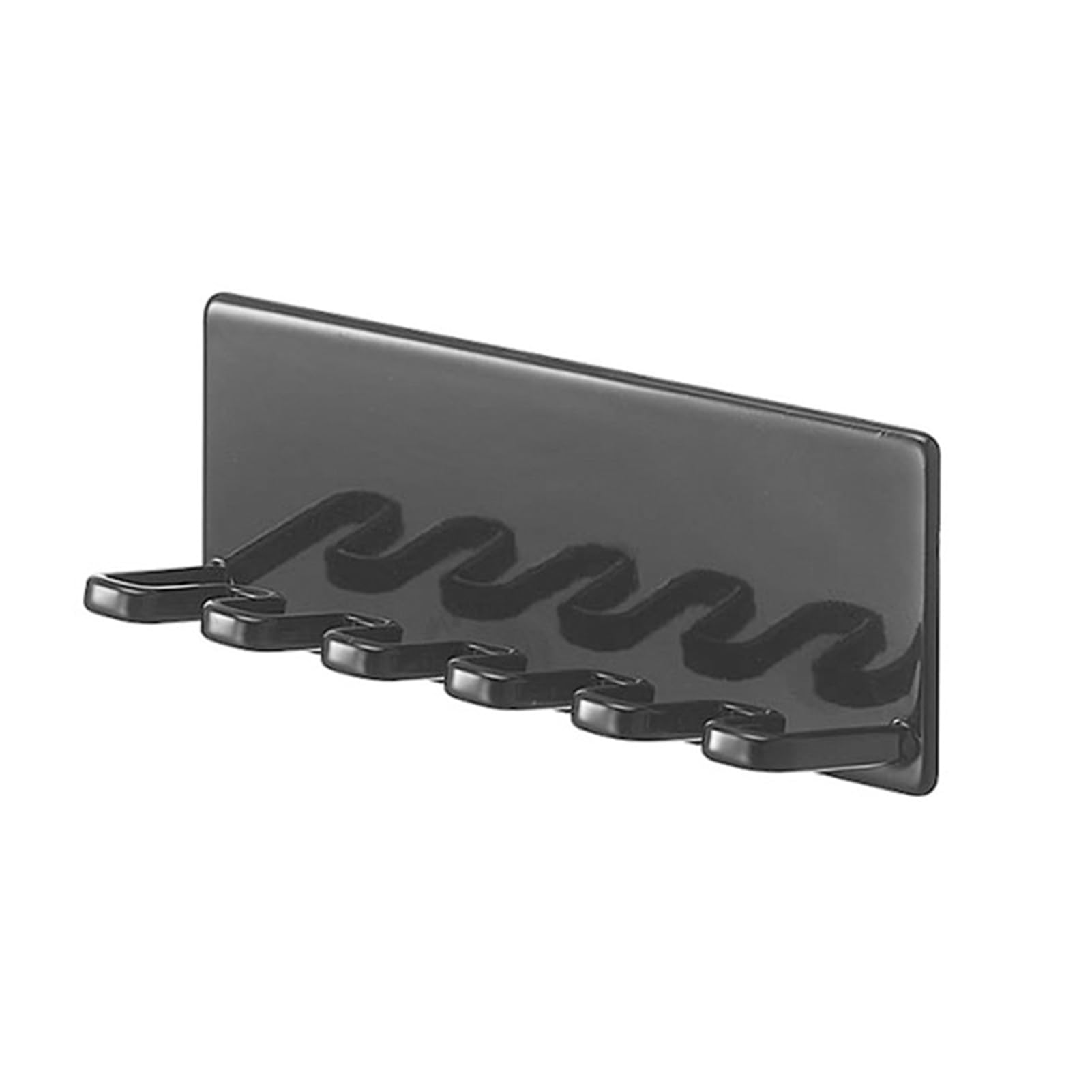 Toothbrush Holder Wall Mount 5 Slots Organizer Self Adhesive Rust-Resistant Bathroom Holder Hollow Drainage Razors Storage Stand