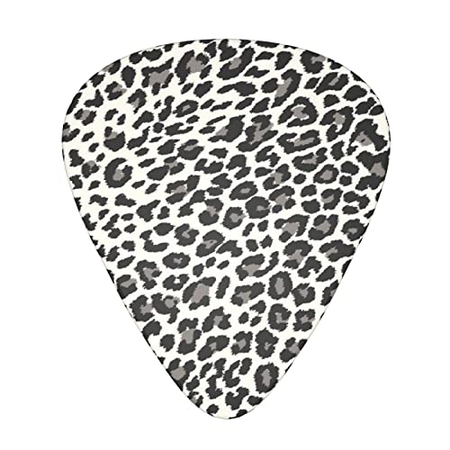 Ensemble de 12 médiators de guitare à imprimé léopard noir pour guitare acoustique, guitare électrique, contrebasse… - Les Beatles, Paul McCartney, John Lennon, RIngo Starr, George Harrison Ensemble de 12 médiators de guitare à imprimé léopard noir pour guitare acoustique, guitare électrique, contrebasse…