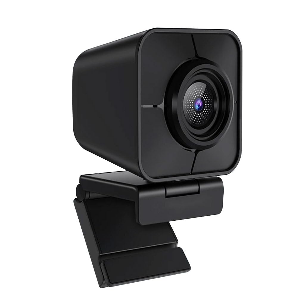 LEIYTFE 5X Zoom Conferencia Webcam 4K, USB Web CAM para Computadora Y Portátil Plug & Play, Cámara De 12 Millones De Lentes HD para Transmisión En Línea De Videoconferencias