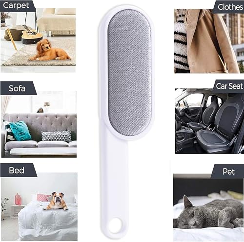 IPEA Fusselentferner aus Samt für Kleidung, Sofas, Polstermöbel – doppelseitige Mehrzweckbürste zum Entfernen von Haaren, Haaren, Tierhaaren von Stoffen, Wildleder und Samt