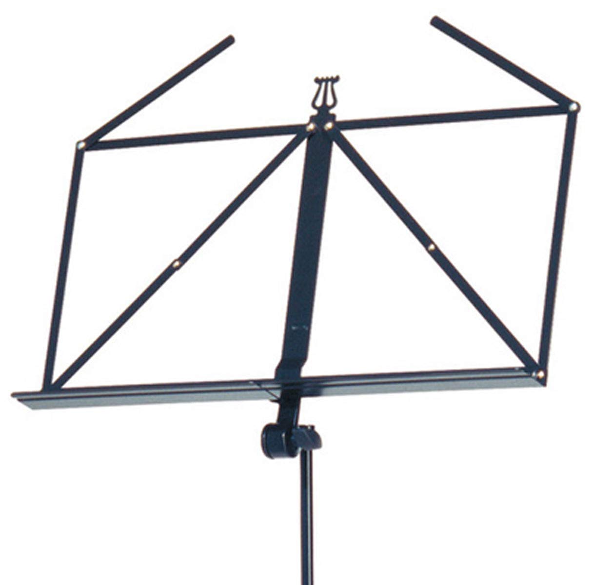 K&M 10065 Notenständer Notenpult Schwarz + keepdrum Notenpult-Leuchte