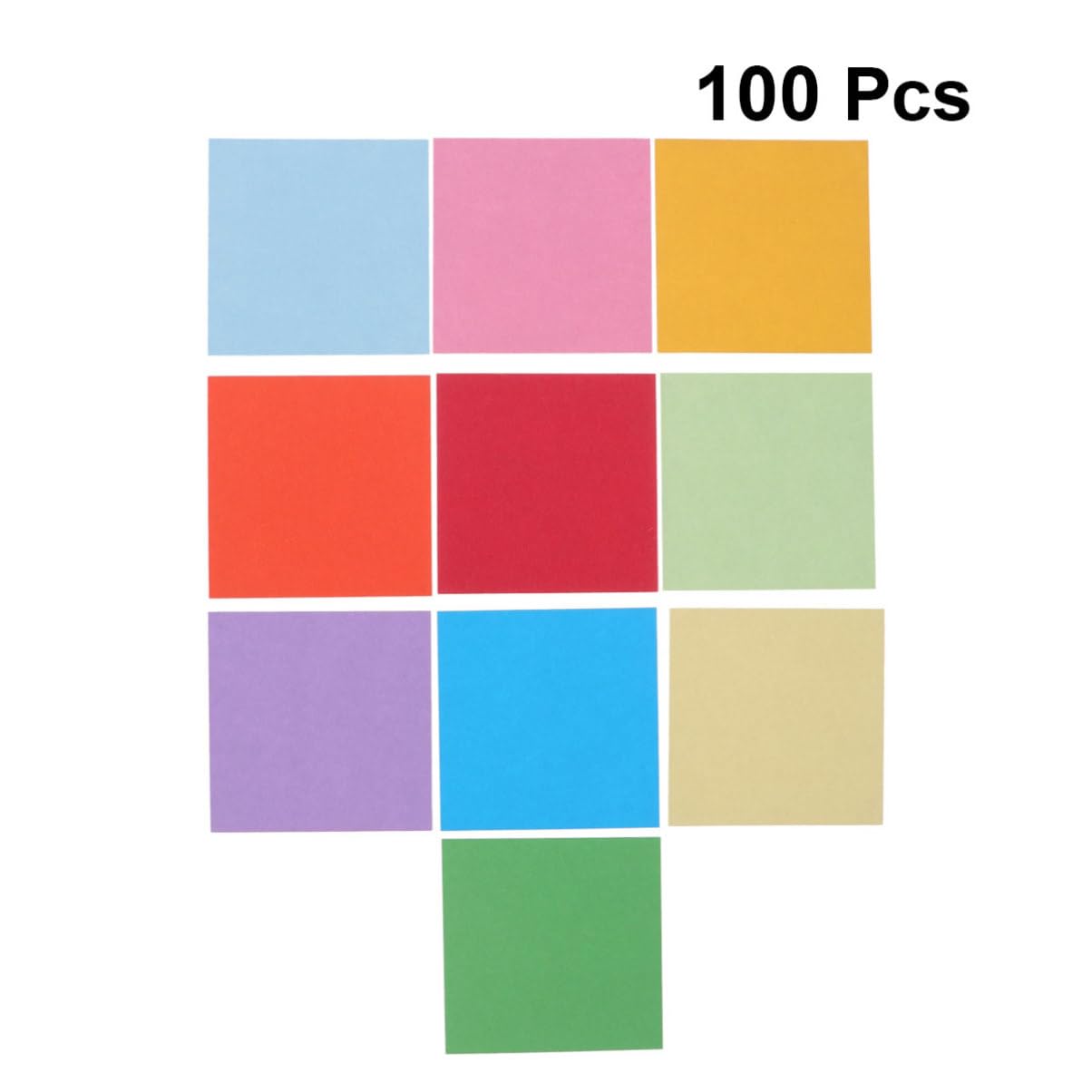 Anneome 2000piezas Papel de Origami Color Papeles Plegables de Doble Cara para Manualidades DIY para Hacer Grullas de Papel Cuadradas