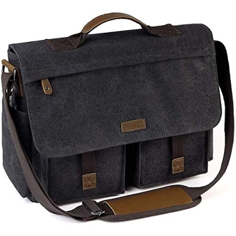 VASCHY Vintage Water Resistant Messenger Bag Cover